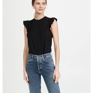 Nation Ruffle Sleeve Top